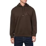 Armani Exchange Erkek Kapüşonlu Regular Fit Sweatshirt, Haki, S