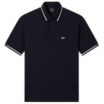Armani Exchange Erkek Kısa Kollu Pike Reg Polo Gömlek, Koyu Lacivert, L