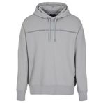 Armani Exchange Erkek Line logolu kapüşonlu sweatshirt, gri (Light Grey), L