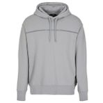 Armani Exchange Erkek Line logolu kapüşonlu sweatshirt, gri (Light Grey), S