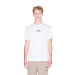 Armani Exchange Erkek One Block Up, Emboridered Logo Lettering T-Shirt (1'li Paket), beyaz (Off White), L