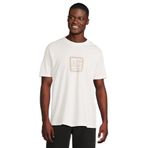 Armani Exchange Erkek Spray Paint Ax Logo Tee T-Shirt, beyaz (Off White), XS