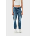 Armani Exchange J16 Yüksek Bel Boyfriend Jeans Bayan KOT PANTOLON 3DYJ16 Y16GZ 05EK