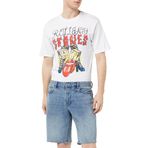 Armani Exchange J65 Slim Bermuda Erkek Kot Pantolon, Açık mavi, S