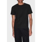 Armani Exchange Jakarlı Dar Kesim Bisiklet Yaka T Shirt Erkek T Shirt XM002821 AF10337 UC001 - Siyah