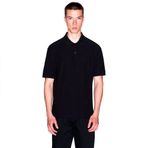Armani Exchange Jakarlı Pamuklu Regular Fit Düğmeli Polo Yaka T Shirt Erkek POLO YAKA T SHİRT XM001882 AF10337 FC022
