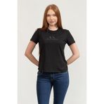 Armani Exchange Kadın Bisiklet Yaka T-Shirt Siyah