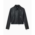 Armani Exchange Kadın Essential Biker Ceket, Siyah, M