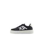Armani Exchange Kadın Kurt, Color Contrast, Chunky Sole spor ayakkabı, Siyah Soluk, 39 EU