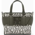 Armani Exchange Kadın Marka Logolu Askılı Para ve Kart Bölmeli Haki Omuz Çantası 942690 3F742-MZ317