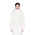 Armani Exchange Kadın Sürdürülebilir, Thumbhole Sleeve, İşlemeli Logo, Ayarlanabilir Kapüşonlu Mont, ISO, M