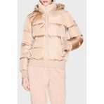 Armani Exchange Kapitoneli Regular Fit Sabit Kapüşonlu Mont Bayan Mont XW000228 AF12286 U1051 - Kum