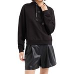 Armani Exchange Kapüşon Yaka Baskılı Sweatshırt, XS, 5003185256, Siyah, kadın