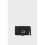 Armani Exchange Logolu Çıkarılabilir Zincir Askılı Cüzdan Bayan Cüzdan XW000358 AF12039 UC001 - Siyah