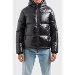 Armani Exchange Logolu Regular Fit Dik Yaka Kuş Tüyü Dolgulu Şişme Mont Erkek Mont 8NZB70 Znynz 1200 - Siyah - XL