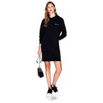 Armani Exchange Logolu Streç Pamuklu Regular Fit Kapüşonlu Mini Elbise Bayan ELBİSE XW001453 AF10830 MC021