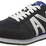 Armani Exchange Micro Suede Multicolor Lacivert Beyaz Erkek Spor Ayakkabı