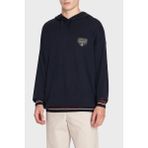 Armani Exchange Pamuk ve Yün Karışımlı Regular Fit Kapüşonlu Erkek Kazak 6RZM2A ZM3FZ 1510 - Lacivert - 2XL