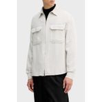 Armani Exchange Pamuklu Regular Fit Fermuarlı Cepli Gömlek Erkek Gömlek XM001140 AF16611 F1020 - Ekru