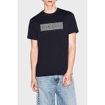 Armani Exchange Pamuklu Regular Fit Logolu Bisiklet Yaka T Shirt Erkek T Shirt XM002472 AF10356 UB101 - Lacivert - XL