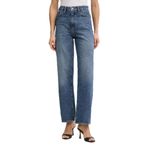 Armani Exchange Pamuklu Regular Fit Yüksek Bel Geniş Paça Jeans Bayan KOT PANTOLON XW000100 AF21886 MB001