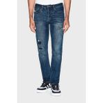 Armani Exchange Pamuklu Slim Fit Normal Bel Dar Paça Jeans Erkek Kot Pantolon XM000070 AF17092 MB001 - Lacivert - 36