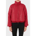 Armani Exchange Regular Fit Dik Yaka Bomber Şişme Mont Bayan Mont 6RYB06 YN1MZ 04PV - S - Kırmızı