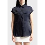 Armani Exchange Regular Fit Kısa Kollu Gömlek Bayan Gömlek 3DYC19 Ynuuz 1593 - Lacivert