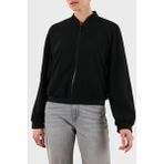 Armani Exchange Regular Fit Kolej Yaka Logo Detaylı Bomber Ceket Bayan Ceket XW001029 AF10872 UC001 - Siyah