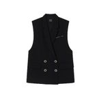 Armani Exchange Regular Fit Kruvaze Yaka Düğmeli Yelek Bayan YELEK XW001823 AF16125 UC001