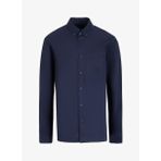 Armani Exchange Regular Fit Lacivert Düz Erkek Gömlek 6DZC21 ZN2VZ 1510