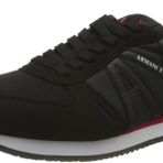 Armani Exchange Rio Side Logo Erkek Spor Ayakkabısı, Siyah, 45 EU