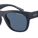 Armani Exchange Unisex Modern Güneş Gözlüğü, Mat Mavi, 55