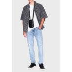 Armani Exchange Yırtıklı Streç Pamuklu Skinny Fit Normal Bel Dar Paça Jeans Erkek KOT PANTOLON XM000070 AF15188 MB003