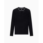 Armani Exchange Yünlü Karışımlı Regular Fit Yuvarlak Yaka Kazak Erkek KAZAK XM000893 AF14007 UC001