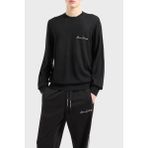 Armani Exchange Yünlü Regular Fit Bisiklet Yaka Kazak Erkek Kazak 8NZM5A ZM1YZ 1200 - Siyah