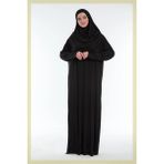 Armanım Tek Parça Namaz ve Ümre Elbisesi - Siyah - Standart