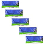 Armaplus Takviyeli Kalın Baskılı Beyaz Çanta Poşet Torba - 40X50 Cm. - 50 Adetlik 5 Paket