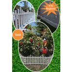 Armarks Dekoratif Bahçe Çiti Plastik Çit Tekli 39cm X 59cm - Beyaz