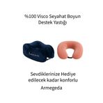 Armegeda Premium Visco Seyahat Boyun Destek Yastığı 212 LACİVER -3008 PEMBE-3008 KIRMIZI ARM-SEY-VIS-212lcv-3008PP