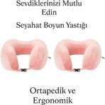 armegeda sıradışı tasarımlar Visco Seyahat Ortapedik Yastık Ergonomik 212 Pembe 2 ADET