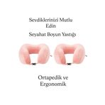 armegeda sıradışı tasarımlar Visco Seyahat Ortapedik Yastık Ergonomik 212 Pembe