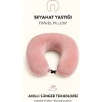 Armegeda Visco, Seyahat, Boyun, Yastığı, Rahat, Uyku,Pembe 3008 - Pudra