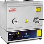 Armeka Gri Platin 30 Litre Elektrikli Pleytsiz Çay Kazanı & Kahveci Kazanı Sanayi Tipi