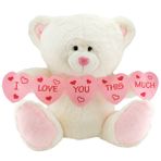 Armerya I Love You This Much 55 cm Kalpli Ayı Peluş Oyuncak