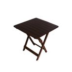 ARMES EV CONCEPT Ahşap Katlanabilir Mutfak, Balkon, Ev ve Kamp Masası 60x60 cm - Portatif Kare Masa