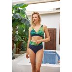 Armes Kadın Minimizier Yüksek Bel Leopar Desenli Bikini Takımı 751/601