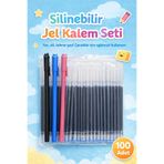 armex 100 Lük, Kendinden Silinebilir Jel Kalem Seti