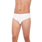 Armin Loretta 6 Adet Beyaz 395 Yıldız Erkek Bambu Slip Külot
