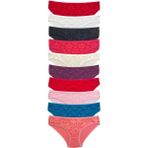 Armin Loretta S231 10 Adet Önü Dantelli Transparan Slip Külot